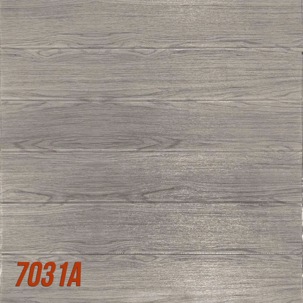 Pannelli 3D Autoadesivi in PE 70X70cm Mattoni o Legno Resistenti, isolanti, idrorepellenti, economici - LEGNO GRIGIO 7031A