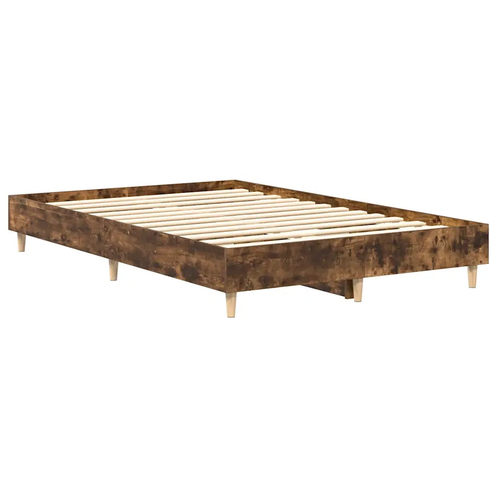 Giroletto senza Materasso Rovere Fumo 140x190 cm in Truciolato 861061
