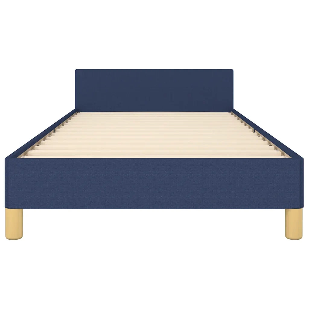 Giroletto con Testiera Blu 90x200 cm in Tessuto cod mxl 58119