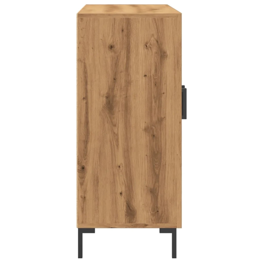 Buffet credenza cassettiera armadio mobile contenitore organizer per cucina soggiorno salotto fatto a mano 90 x 34 x 80 cm legno ingegnerizzato marrone 02_0030823