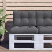 Cuscino per Pallet Antracite 50x40x12 cm in Tessuto 314423