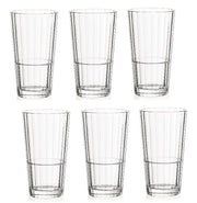 Set 6 Bicchieri da Tavola Bar Oxford Beverage Impilabili 39,5 cl Rocco Bormioli