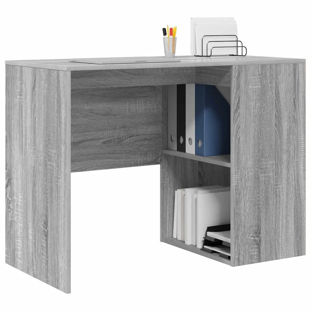 Scrivania | Tavolo da Ufficio Grigio Sonoma 102 x 50 x 75 cm Legno multistrato