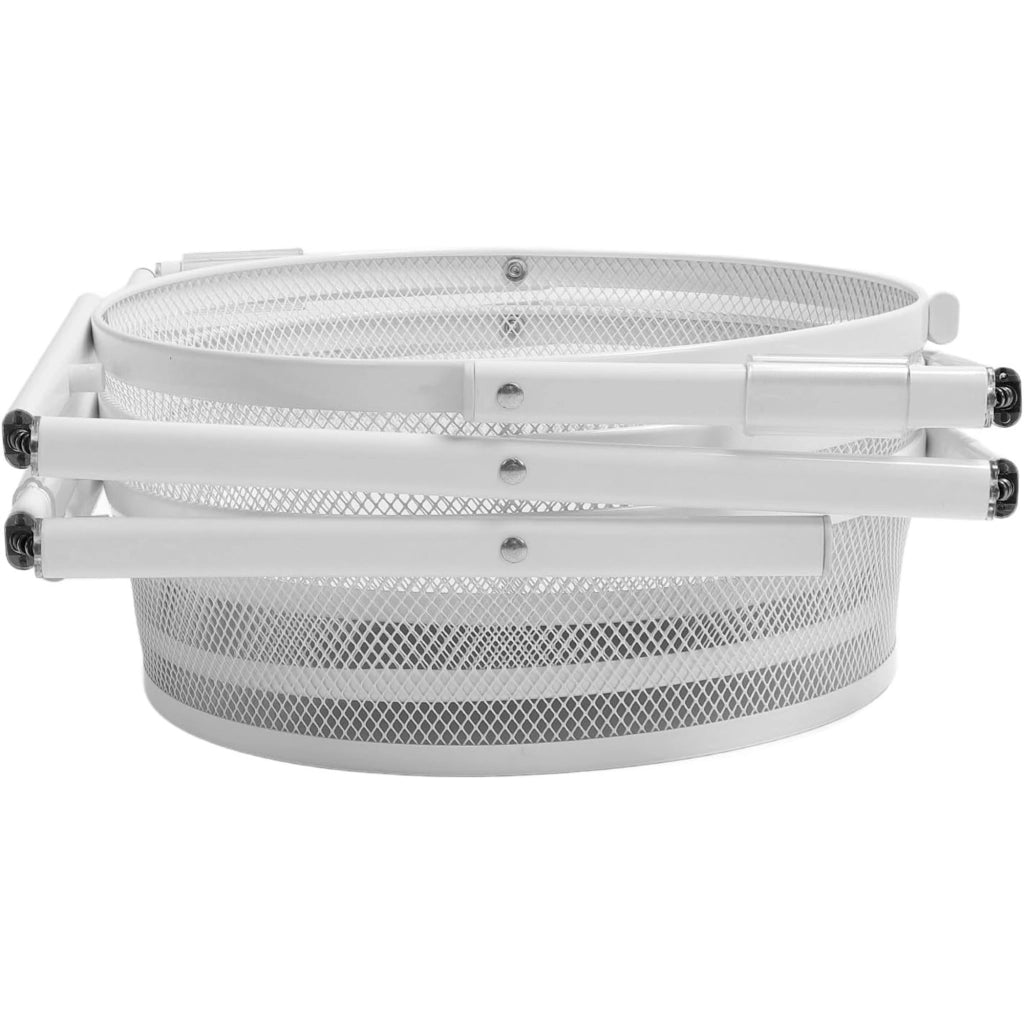 Carrello verdure pieghevole in metallo – 3 ripiani con ruote bloccabili – Organizzazione cucina compatta – Nyana Home