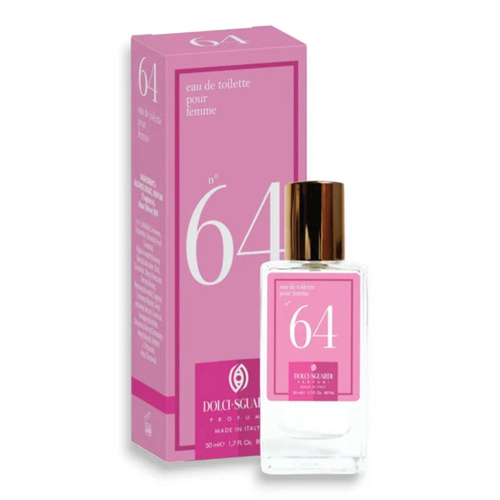 Trade Shop - Profumo Corpo Eau De Toilette Da Donna N°64 Da 50ml Fragranza Luminosa Frizzante 005984 -