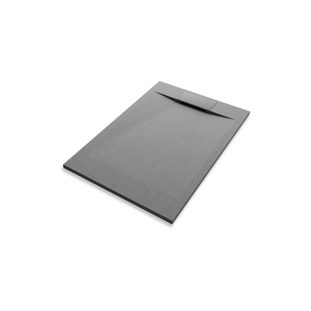 Piatto doccia 70x100 effetto pietra colore grigio | Cosmos