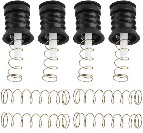 Trekstang per Afvoer 4 Stuks - Waterstopper - Hefstang - Veren - Gomma Resistente - 76x45x50 mm - Klappafvoer