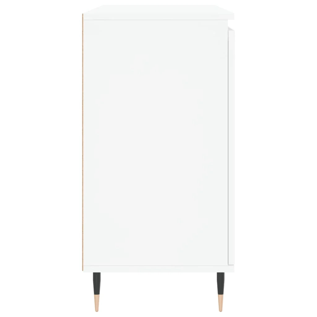 Buffet credenza cassettiera armadio mobile contenitore organizer per cucina soggiorno salotto 104 x 35 x 70 cm legno ingegnerizzato bianco 02_0030187