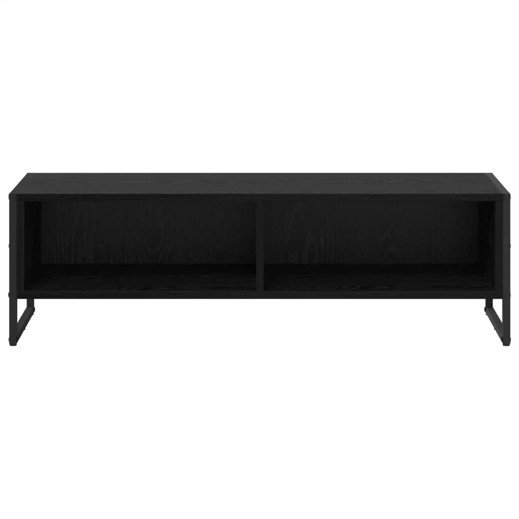 Mobile TV 100 x 36.5 x 30.5 cm Rovere Nero Legno multistrato 886552