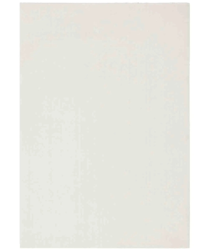 Tappeto FEEL BIANCO cm.160x230 tinta unita moderno, pelo morbido resistente e lavabile in lavatrice