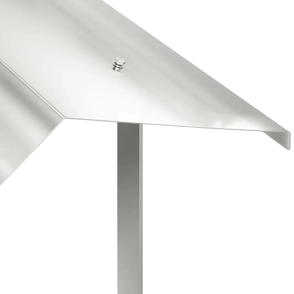 vidaXL Cappa Camino Argento 50 x 50 x 37 cm Acciaio inossidabile