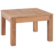 Tavolino da CaffÃ¨ in Legno Massello di Teak Naturale 60x60x40cm cod mxl 12046