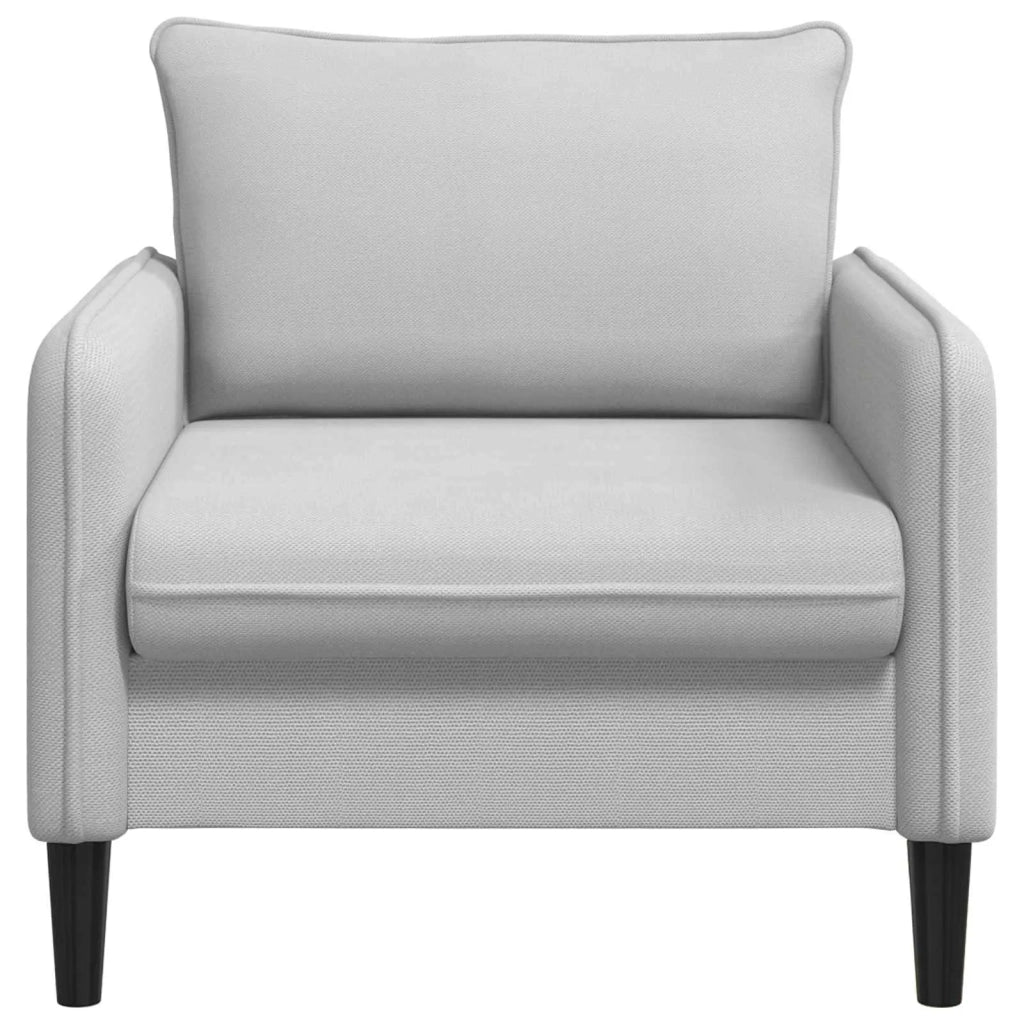 Poltrona XL Grigio Chiaro Velluto 42043546