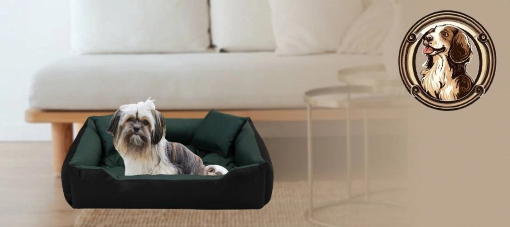 AIO FACTORY 115x95 cm ECCO Letto per cani impermeabile verde
