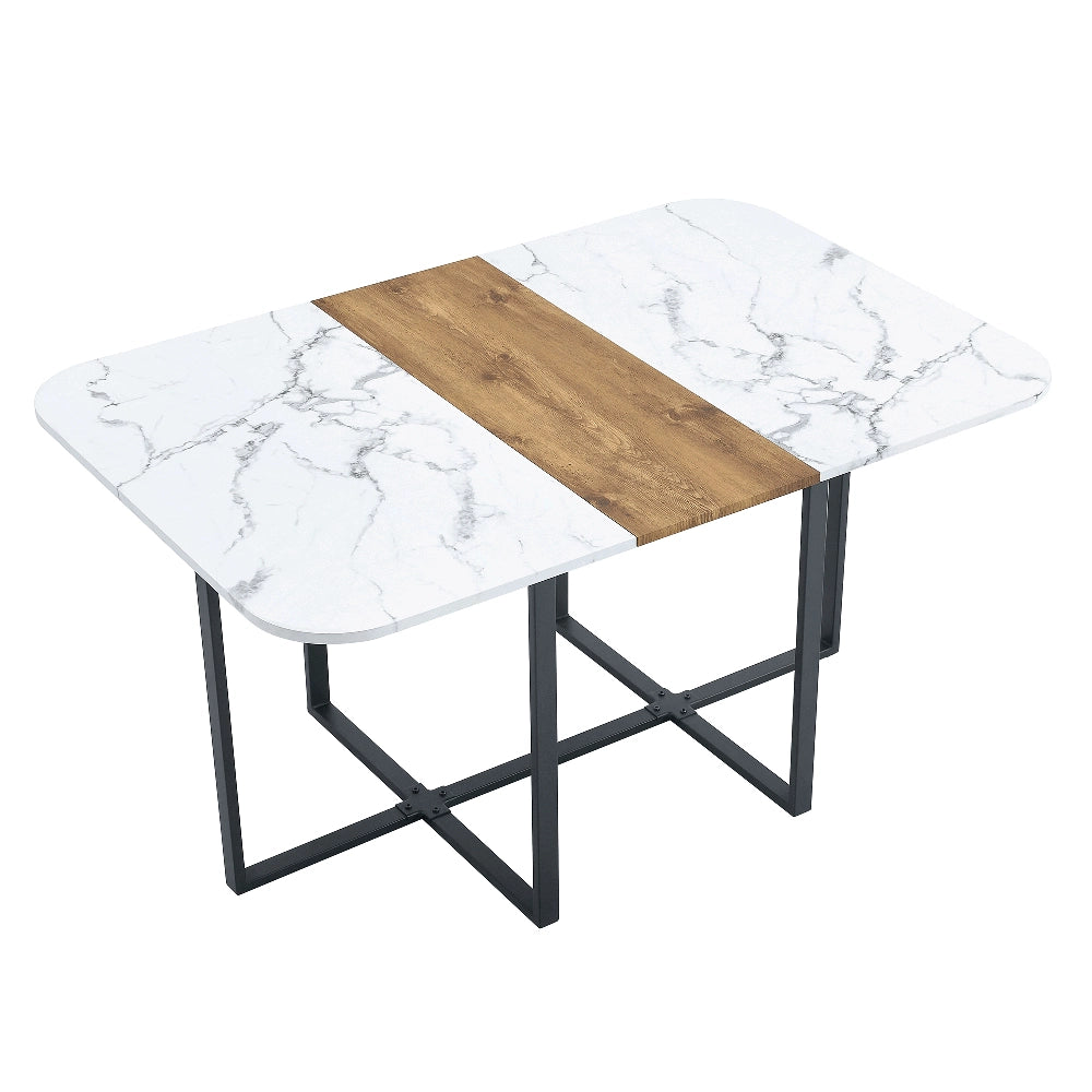 Tavolo da pranzo estensibile in legno - Xylo - Per 4-6 persone, design moderno e compatto