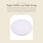 Decorazioni per Tavola a forma di Fiore - 140 pezzi - Pads di Decorazione per Torta - Decorazioni per Matrimonio - 24 cm - Materiale Solido