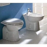 Kit Sanitari filomuro Karla Rak ceramics - Kit standard Karla (Bidet, vaso scarico pavimento, coprivaso in abs)