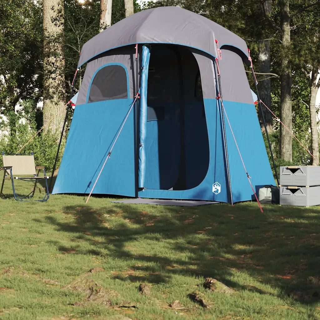 Tenda da Doccia per 2 Persone-Tenda Doccia Portatile Blu Impermeabile