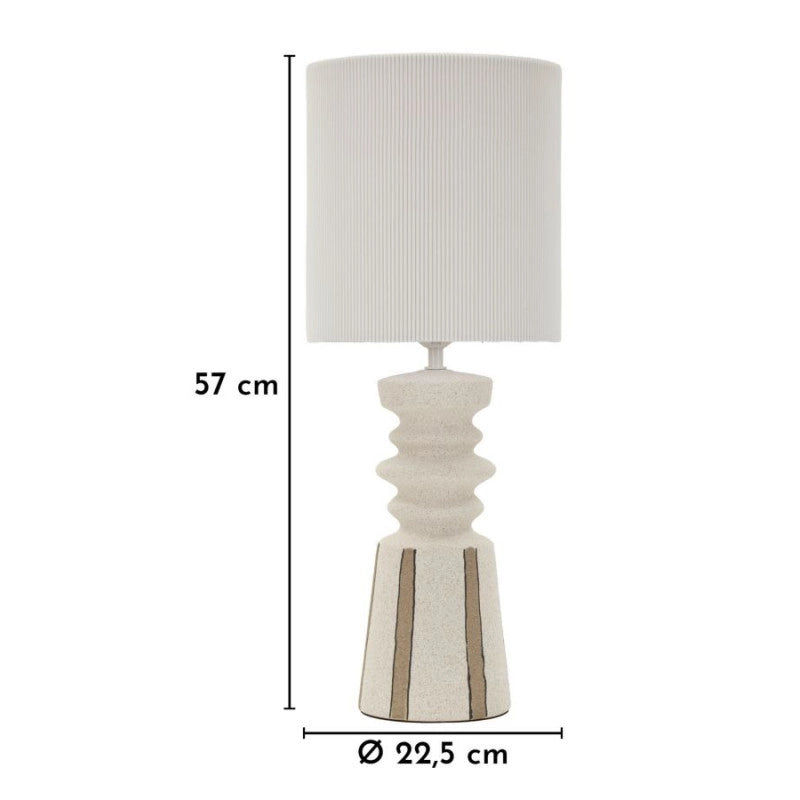 Lampadelle A Da Tavolo Tribal cm ø 22,5x57