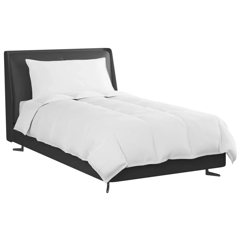 Duvet Invernale con cuscino 2 pcs Bianco Piuma d'anatra 3376293