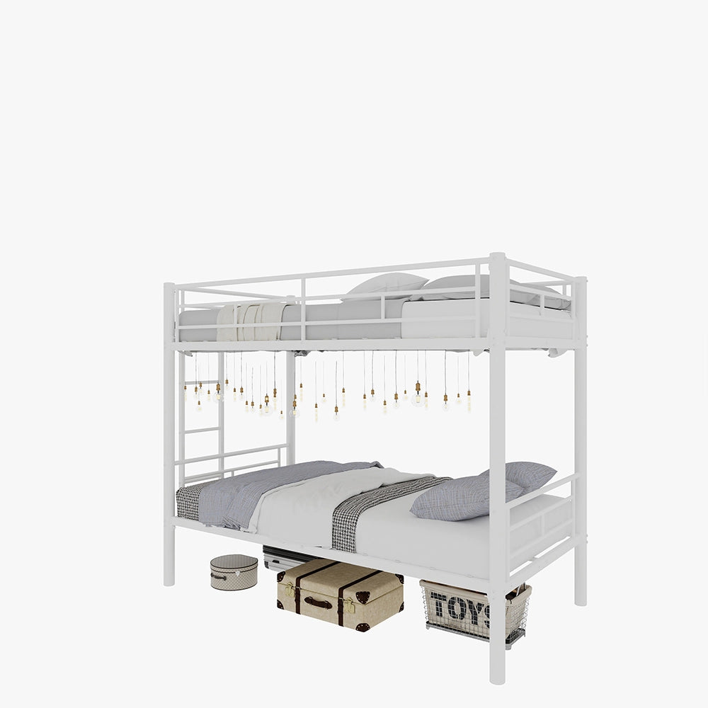Letto metallico Twin su Twin - Xylo - struttura robusta, senza rete