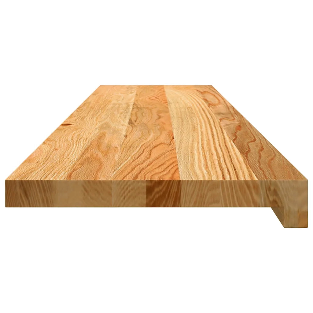 vidaXL Gradini 16 pz Marrone Chiaro 110x25x2 cm Legno Massello Rovere