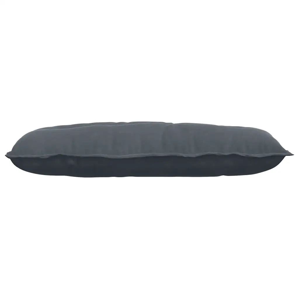 Cuscino per Schiena Grigio scuro 100 x 50 cm Tessuto in Cords 42014762