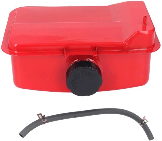 Serbatoio Diesel - Montaggio Serbatoio - Motore a Diesel a Raffreddamento a Vento - Adatto per Motoseghe - Dimensioni 280x170x130mm - Materiale Acciaio - Serbatoio Diesel