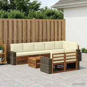 Set divani Legno di Acacia Massello 3384546