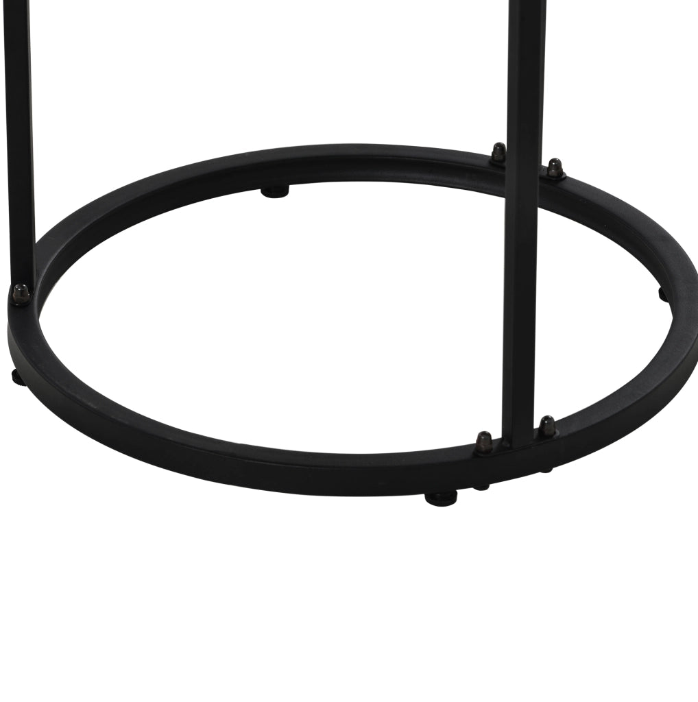 Set di tavolini da caffè; design impilabile moderno; MDF; colore naturale