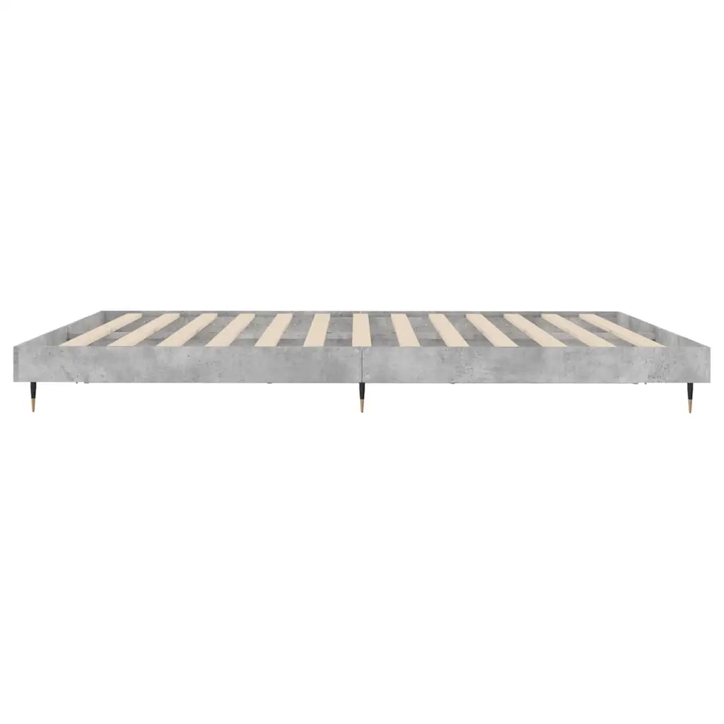 Giroletto-Struttura Letto Grigio Cemento 120x200 cm in Legno Multistrato 259418