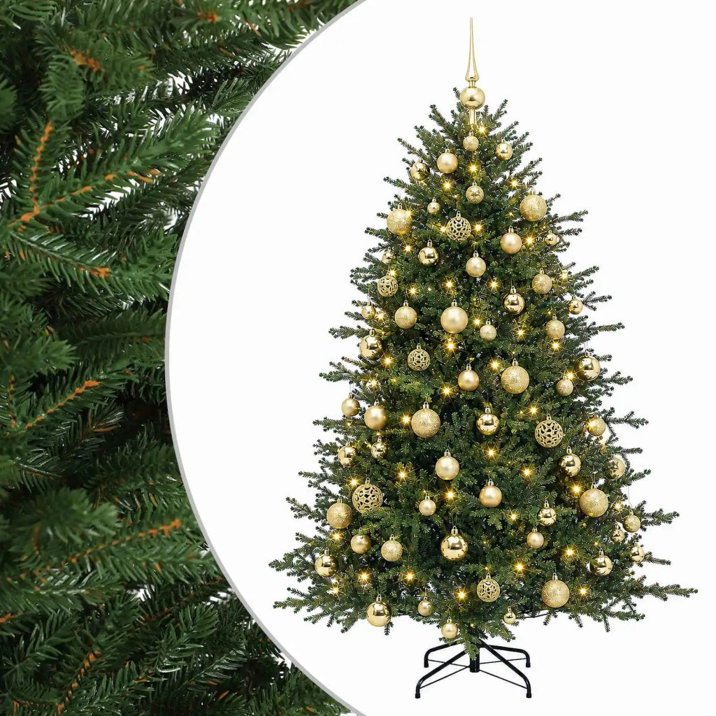 Albero di Natale artificiale con palline 180 cm 300 LED 3466557