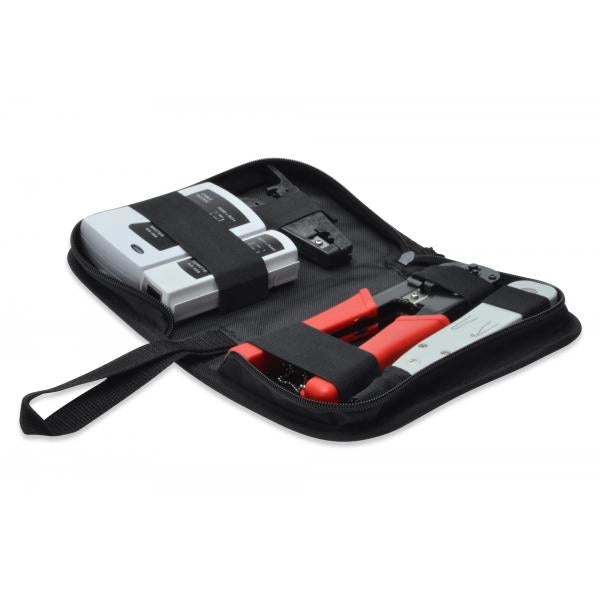 SET ATTREZZI DIGITUS DN-94022 PER ASSEMBLAGGIO RETI + TESTER