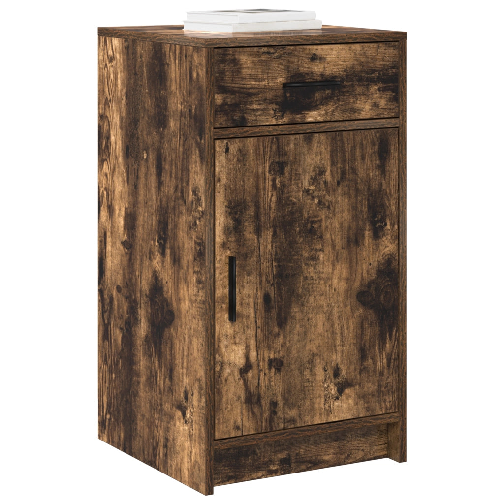 Sideboard in rovere affumicato 40x41x75 cm in legno ingegnerizzato