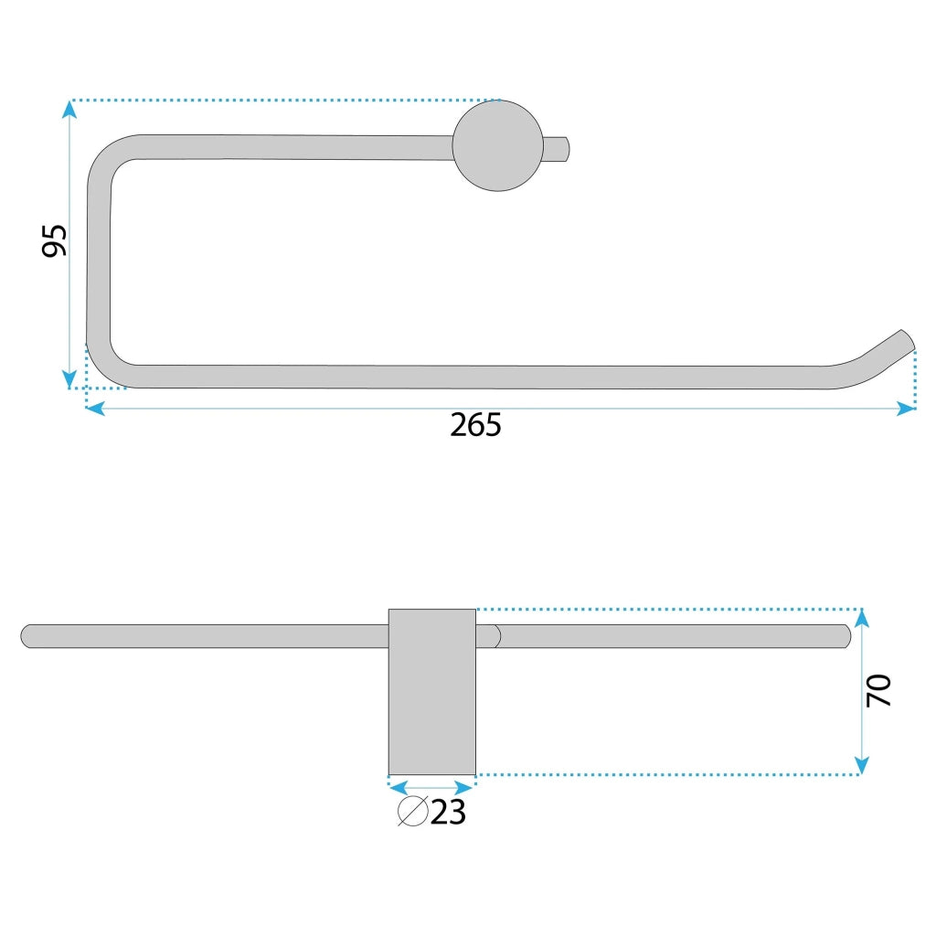 Appendino Da Bagno A62310brg Otto Brush Copper