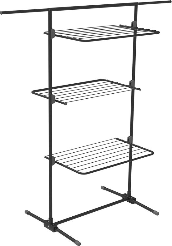 Triple+ Uitklapbare Planken - 70 x 58 x 137 cm - 16m Superficie di Asciugamento - Qualità di Design - Asciugamano più Resistente