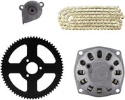 Cinghia a denti per catena - 25H - catena - ingranaggio per trasmissione - adatto per Minimoto Pocket Bike - 49cc