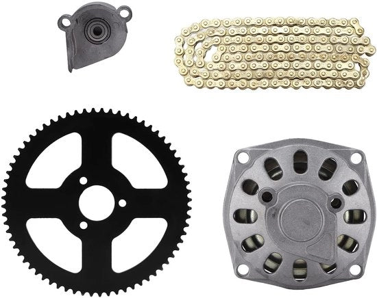 Cinghia a denti per catena - 25H - catena - ingranaggio per trasmissione - adatto per Minimoto Pocket Bike - 49cc