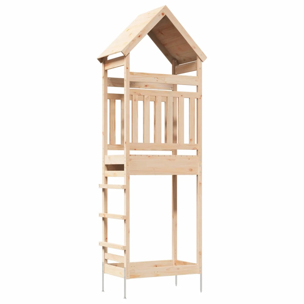 Torre da Gioco per Esterni Naturale Legno di pino massiccio 826529