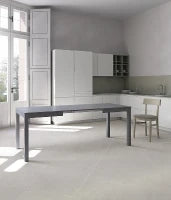 E-STYLO Tavolo allungabile moderno, perfetto per chi desidera ottimizzare gli spazi senza rinunciare a stile e funzionalità, 80cm X 130/210cm H. 76cm