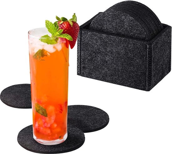 Sottili gommate pedane, adatte per tazze da caffè, accessori da bar, teiere e altri accessori per la protezione di ogni tipo di tavolo (12 pezzi)
