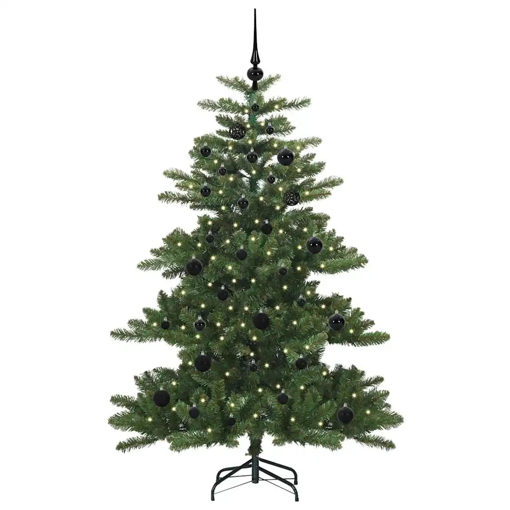 Albero di Natale | Decorazioni natalizie Artificiale con Rami Pieghevoli Verde 150 cm