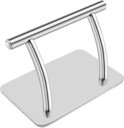 Pedal per Sedia di Trucco con Superficie Antiscivolo e Piedino Regolabile in Acciaio Inox
