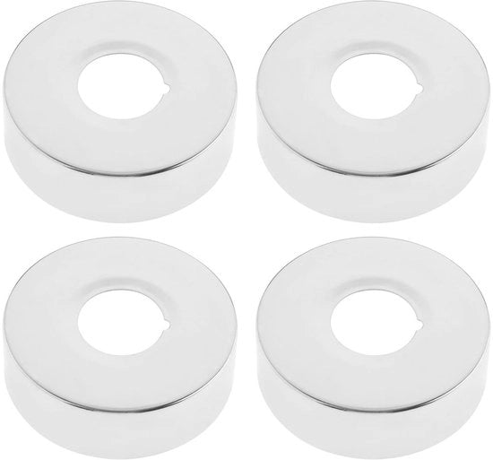 Set di tubi in acciaio inossidabile verniciato 4 pezzi - diametro esterno 70 mm - diametro interno 25 mm - altezza 21 mm - resistente alle abrasioni e alle scosse - copertura tubolare