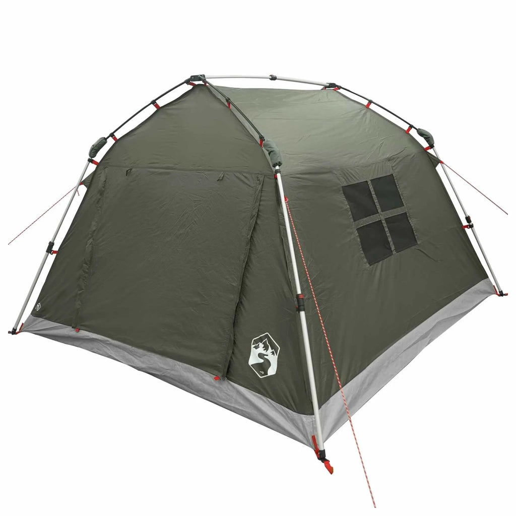 Tenda istantanea resistente all'acqua 3 persona Verde militare 42042269