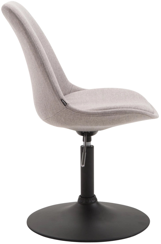 Sedia da pranzo MAVERICK in tessuto grigio,nero