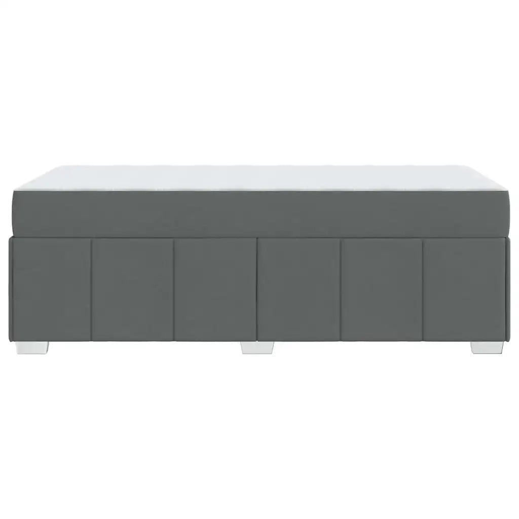 Struttura del letto Grigio scuro 90 x 190 cm Tessuto 3398252