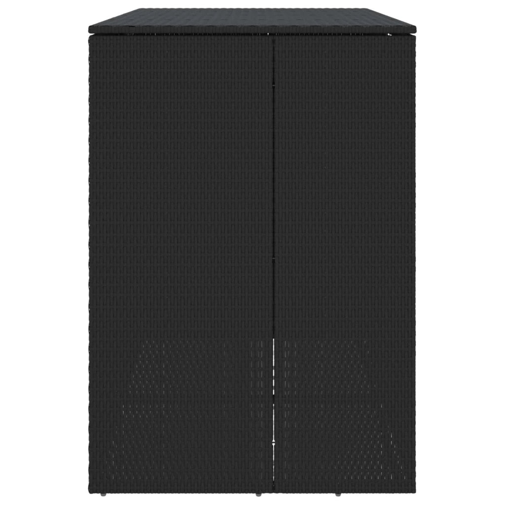 Cassa per Spazzatura 2 pcs Nero 130 x 80 x 115 cm Polietilene 42008242