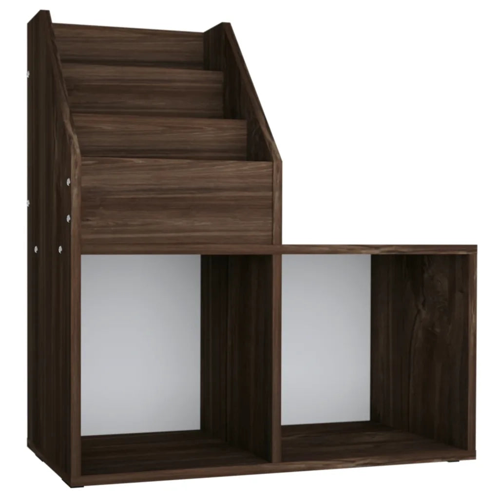 Portariviste Bambini Rovere Fumo 71x30x78,5cm Legno Multistrato CFW6265632