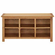Scarpiera-Scaffale per scarpe 90x37x45 cm in Legno Massello di Rovere